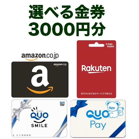 選べる金券3,000円分 画像