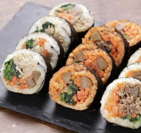 【韓国風】海苔巻き キンパ3種セットを1名様にプレゼント♪ 画像